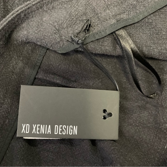 XD Xenia Design Dark Gray Buttoned Flare Leg Pants Size 36 NWT! $306 - Picture 11 of 13